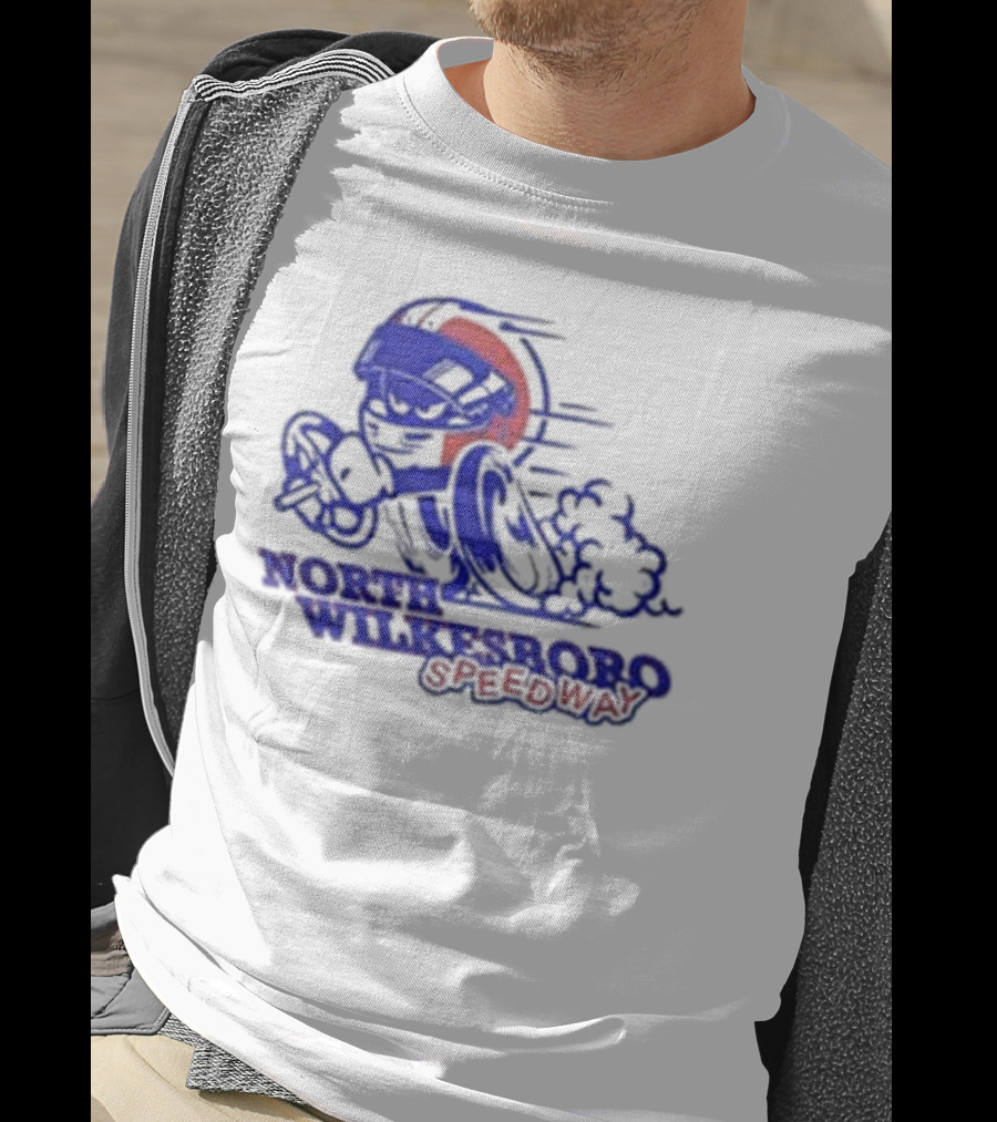 North Wilkesboro Speedway Racing Character T-Shirt
