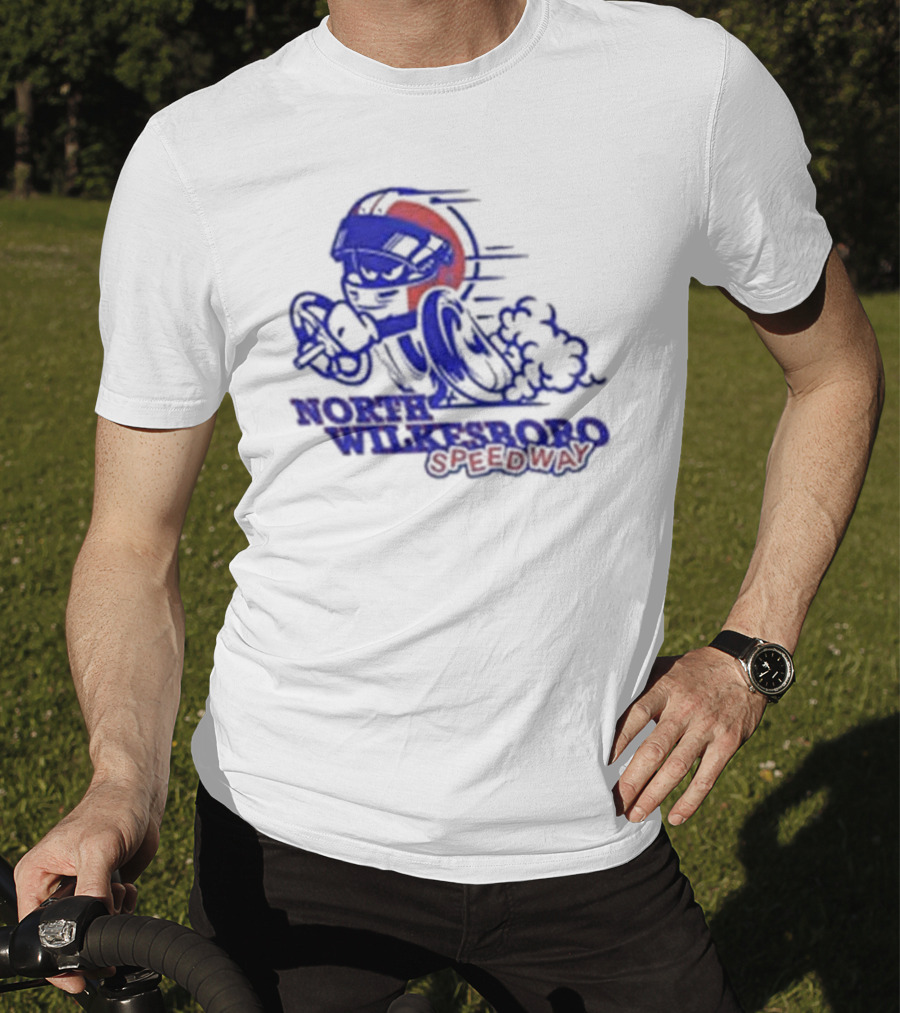 North Wilkesboro Speedway Racing Character T-Shirt