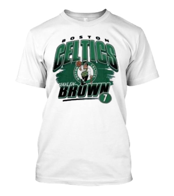 Boston Celtics Jaylen Brown Player Number 7 T-Shirt