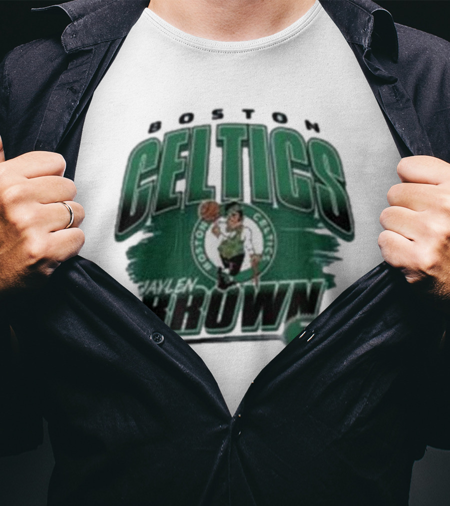 Boston Celtics Jaylen Brown Player Number 7 T-Shirt