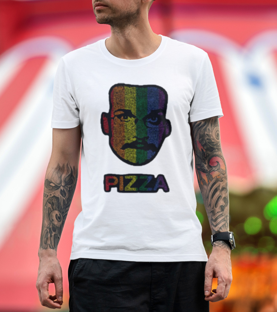 Dftba Pizza John Pride Pizzamas Rainbow T-Shirt