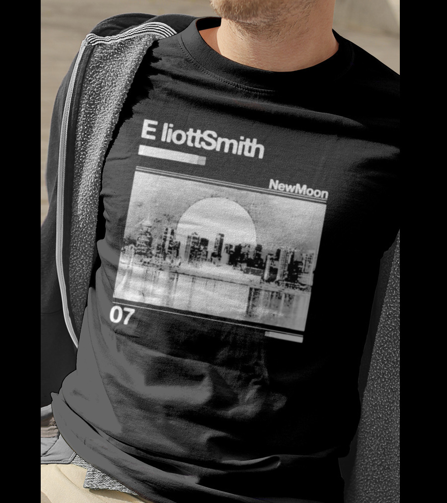 Elliott Smith New Moon 07 Skyline T-Shirt