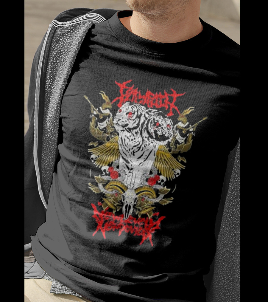 Polyphia Merch Polyphia Tiger New Levels New Devils T-Shirt