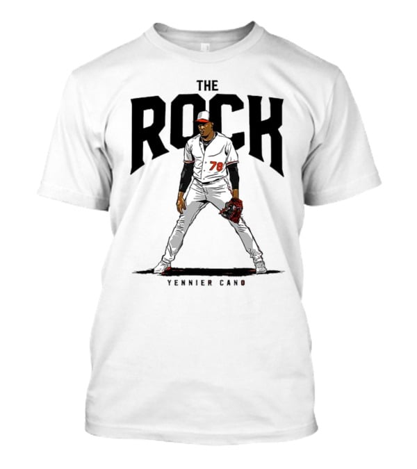 The Rock Yennier Canó 78 Baseball Player T-Shirt