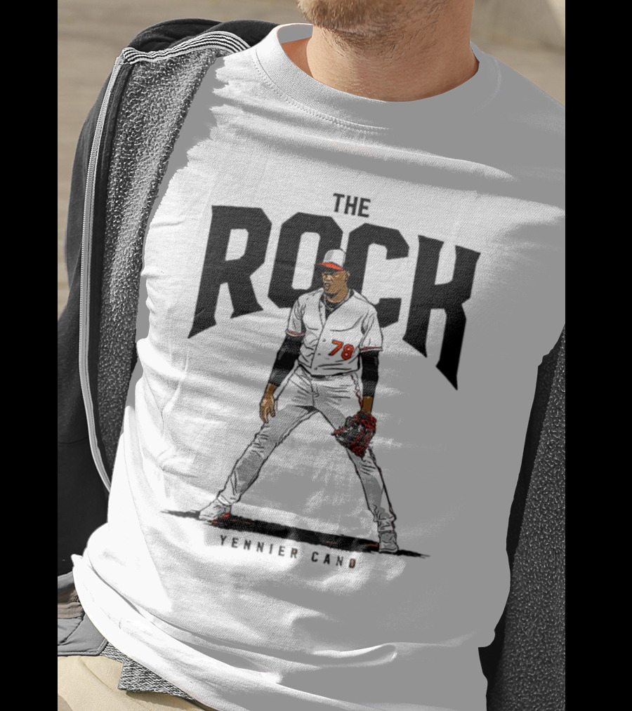 The Rock Yennier Canó 78 Baseball Player T-Shirt