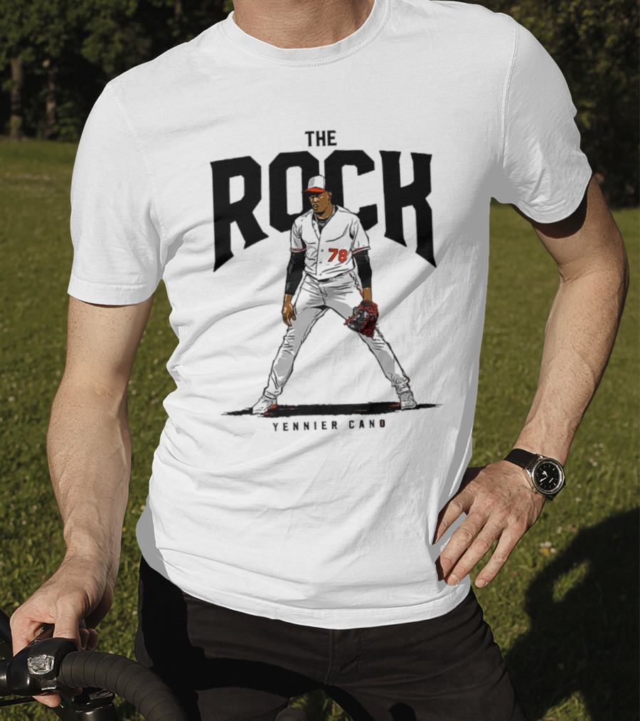 The Rock Yennier Canó 78 Baseball Player T-Shirt