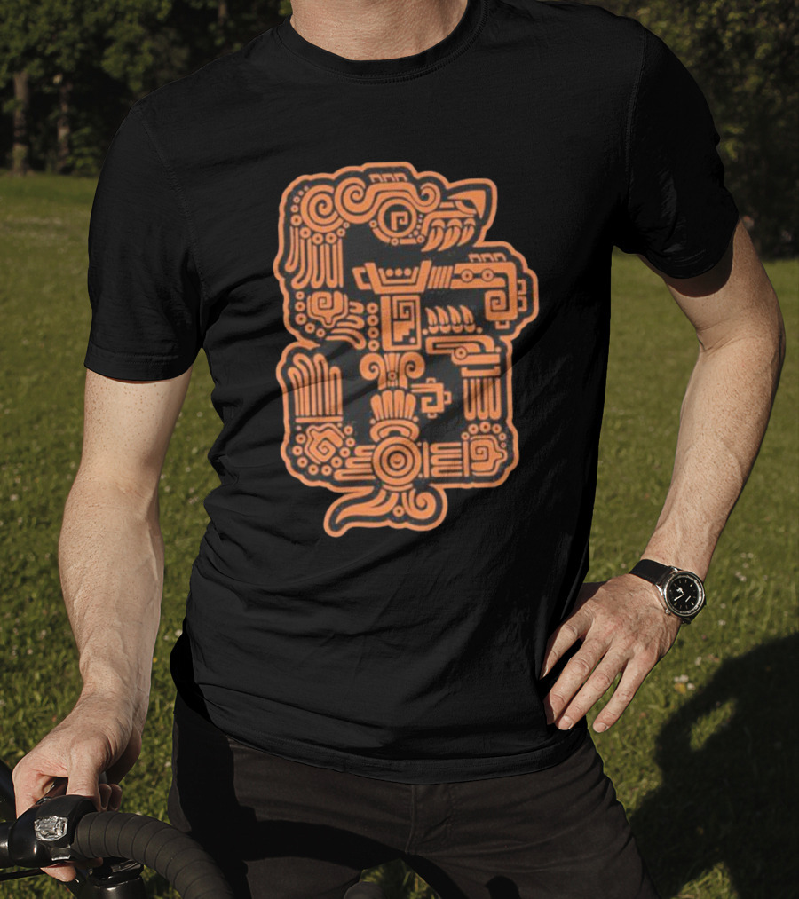 Aztec SF Giants Gigantes Tribal T-Shirt