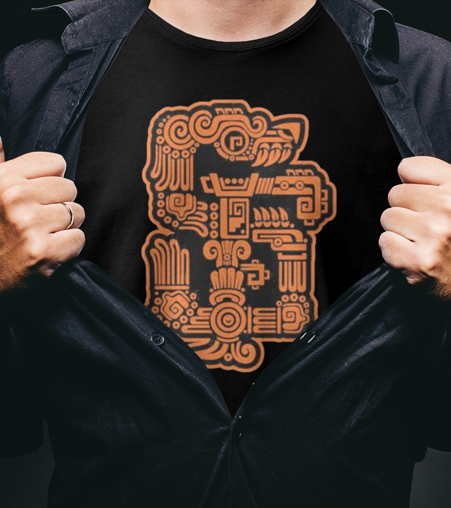 Aztec SF Giants Gigantes Tribal T-Shirt
