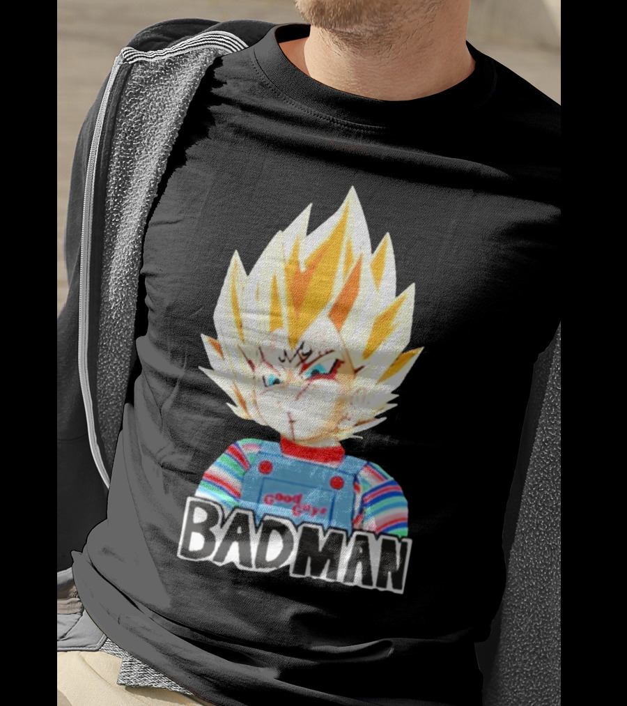 Badman Good Guy Vegeta Chucky Combo T-Shirt
