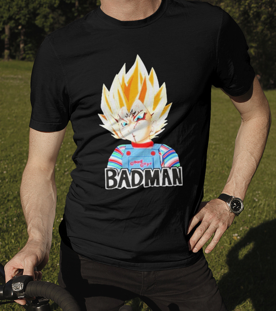 Badman Good Guy Vegeta Chucky Combo T-Shirt