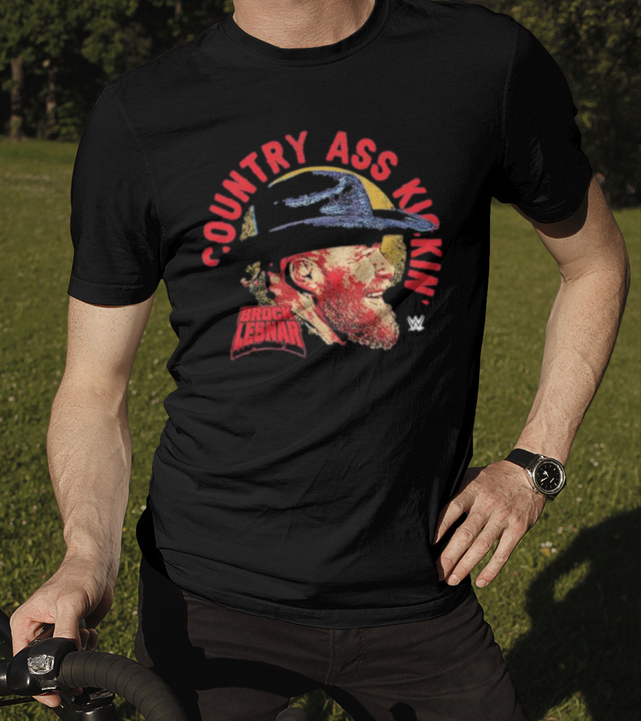 Brock Lesnar Country Ass Kickin' WWE Cowboy Hat T-Shirt