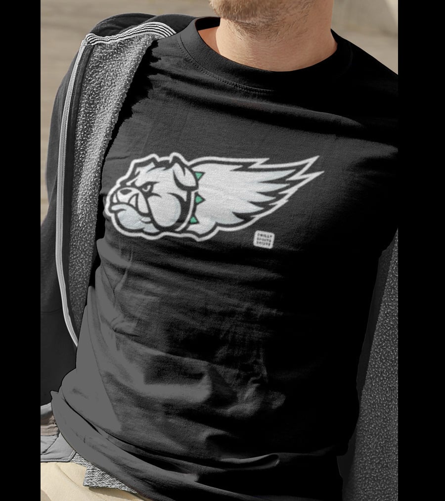 Eagles Georgia North Bulldog Wing Hybrid T-Shirt