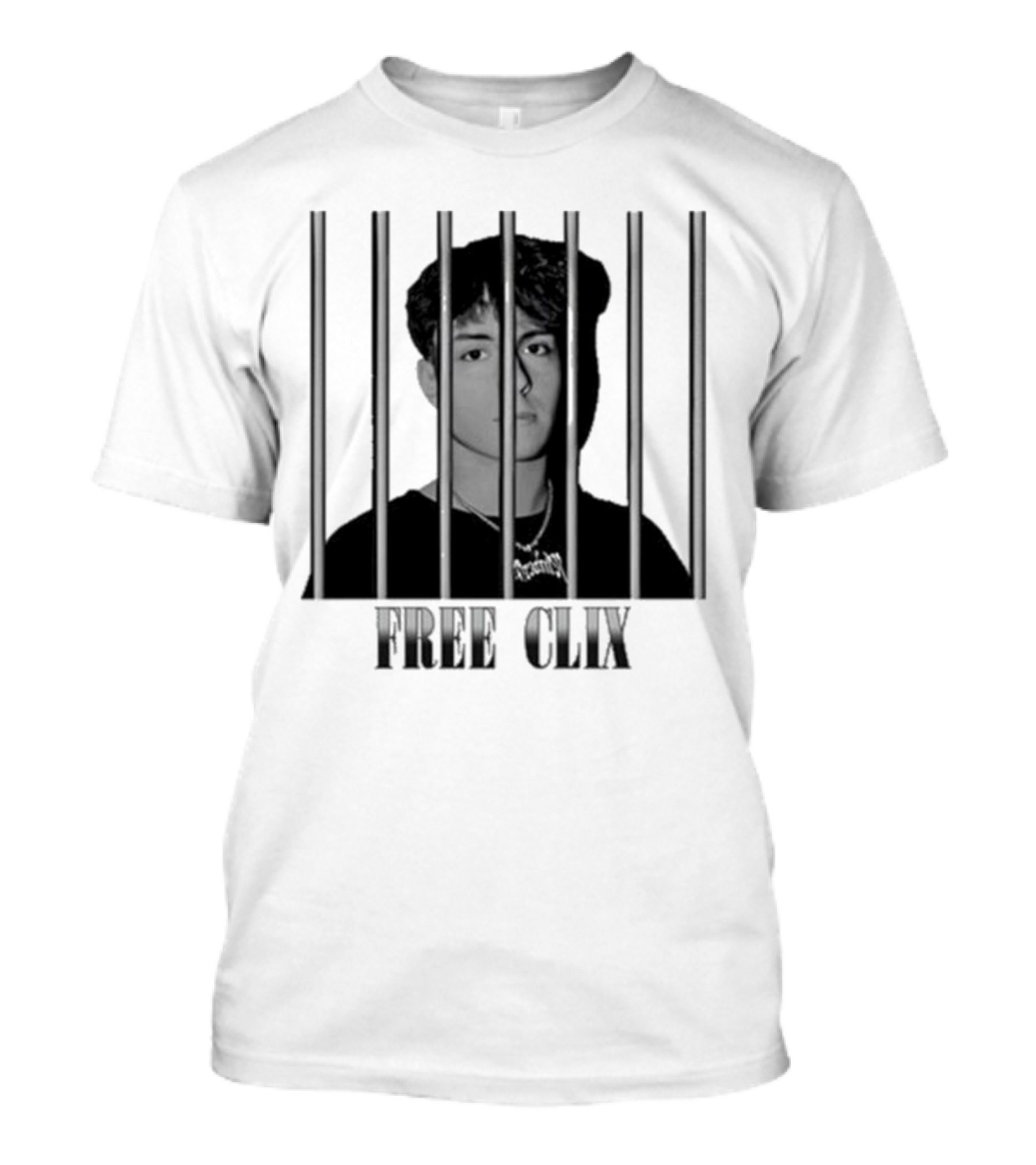 Free Clix Jail Bars T-Shirt