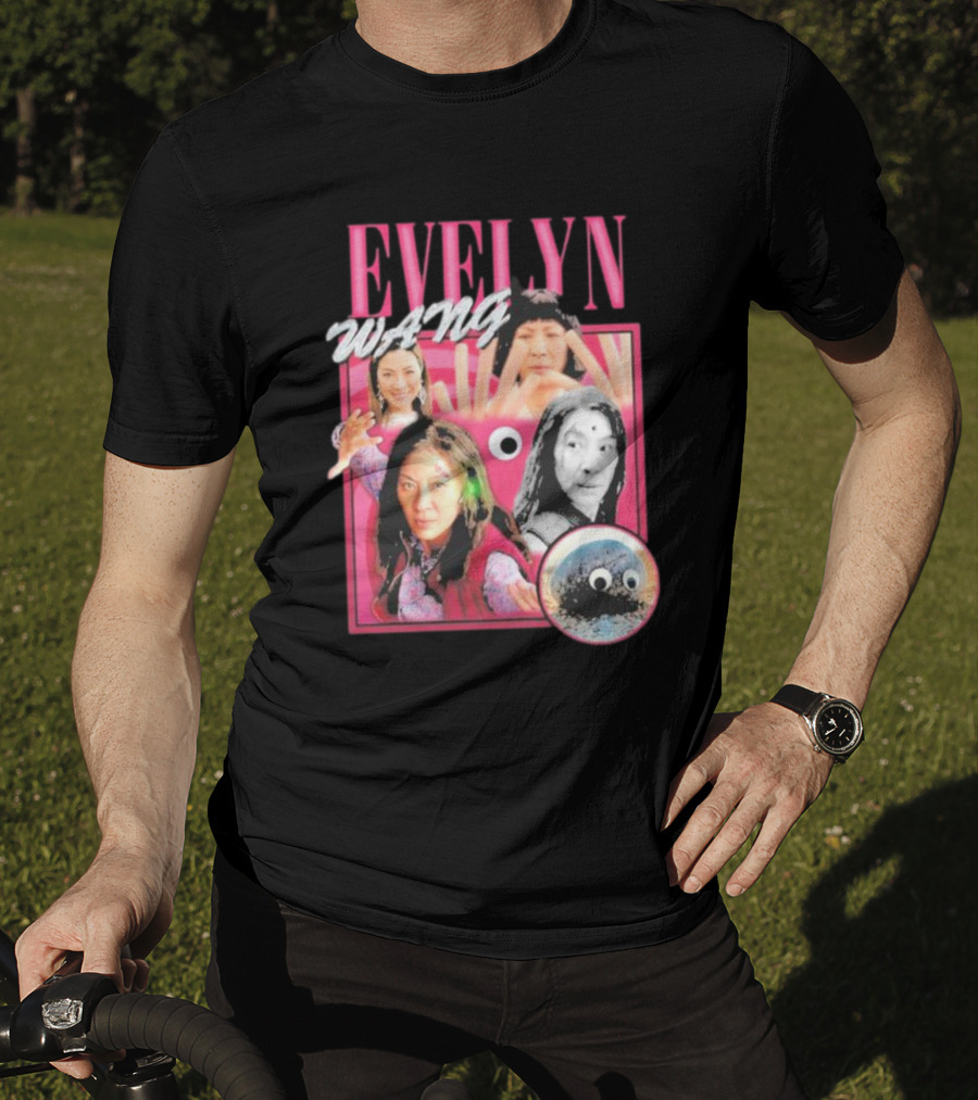 Evelyn Wang Everything Everywhere Multiverse Collage T-Shirt