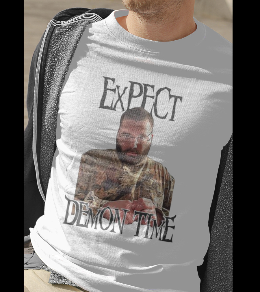 Expect Demon Time Clergy Camo T-Shirt