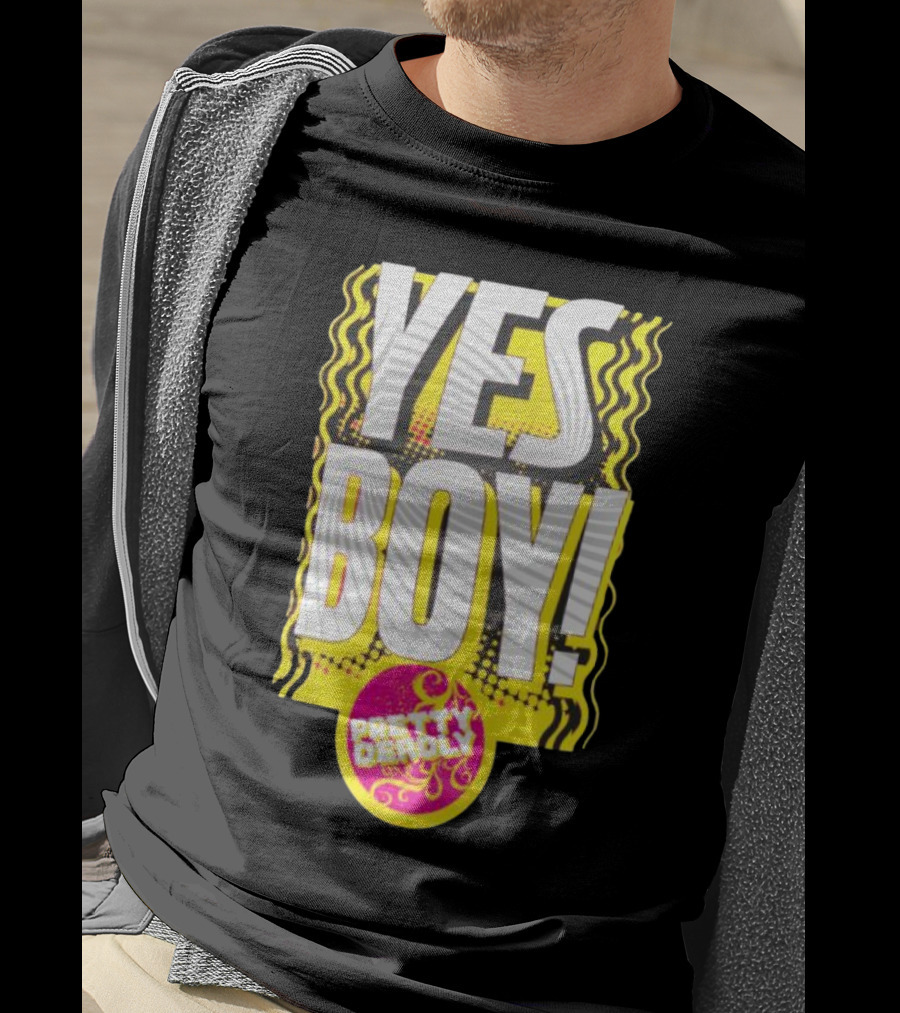 Yes Boy Pretty Deadly Neon Style Burst T-Shirt