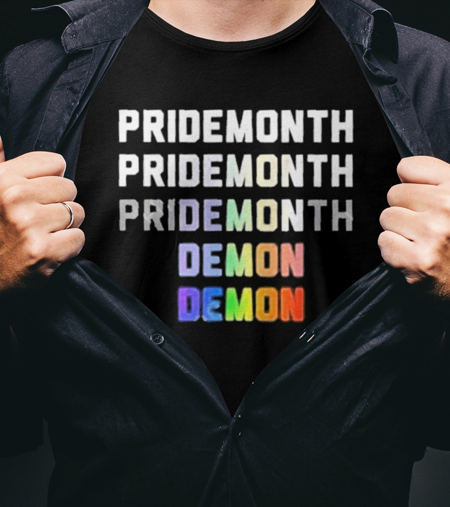 Pridemonth Pridemonth Pridemonth Demon Demon T-Shirt