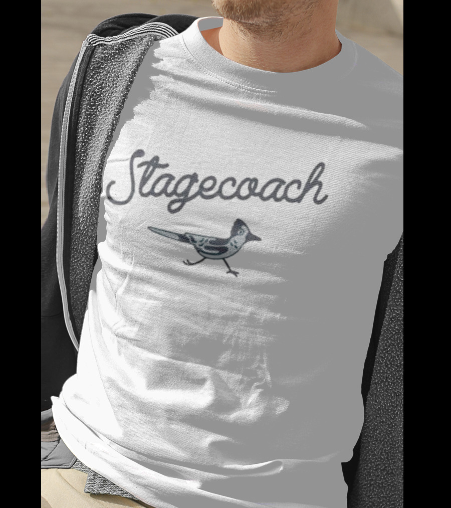 Seattle Kraken Stagecoach Road Runner Bird T-Shirt