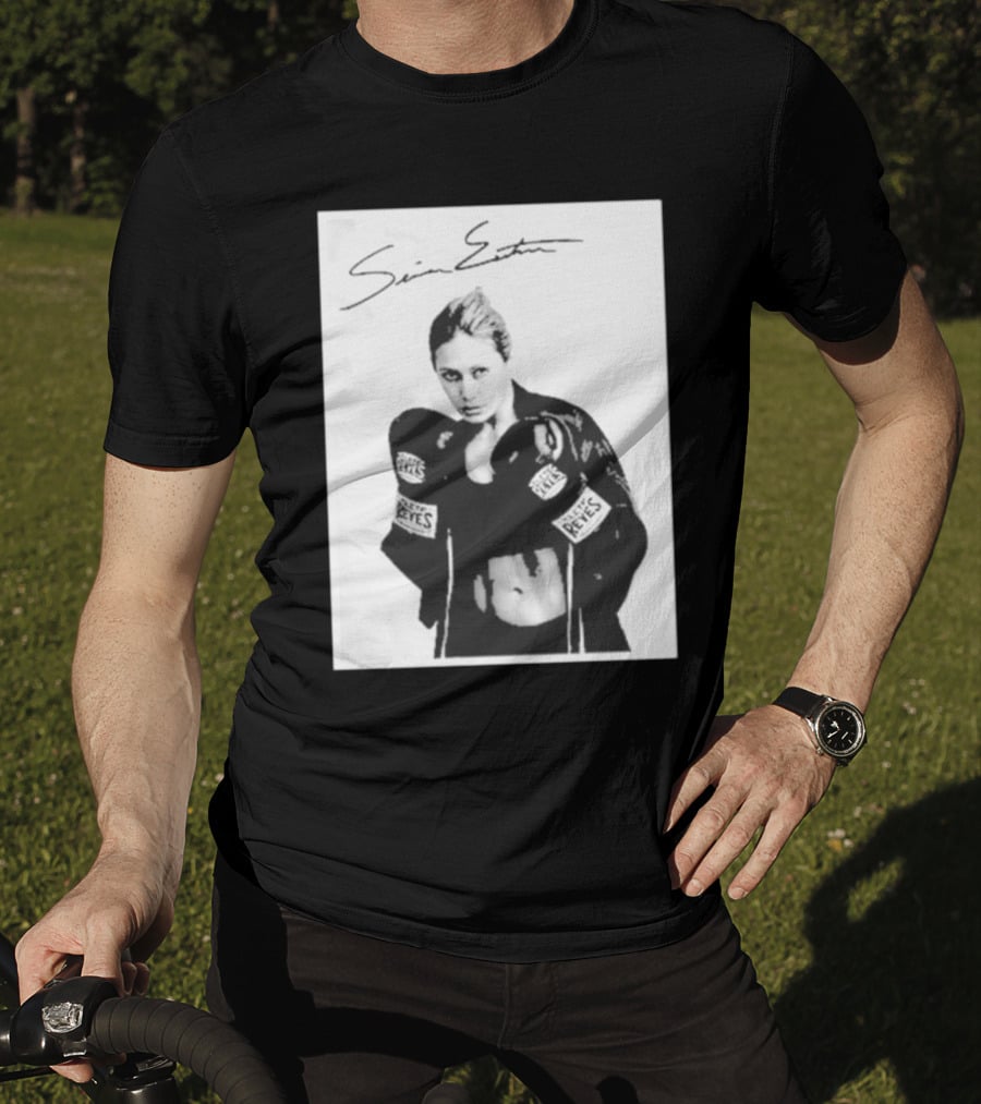 Seniesa Estrada SuperBad Boxing Iconic Reyes Gloves T-Shirt