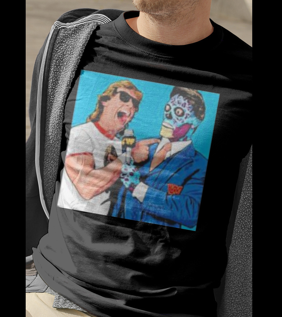 SquaredCircle They Live Wrestling Parody Comic T-Shirt