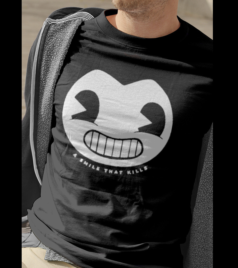 Bendy Head Smile A Smile That Kills Iconic Face T-Shirt