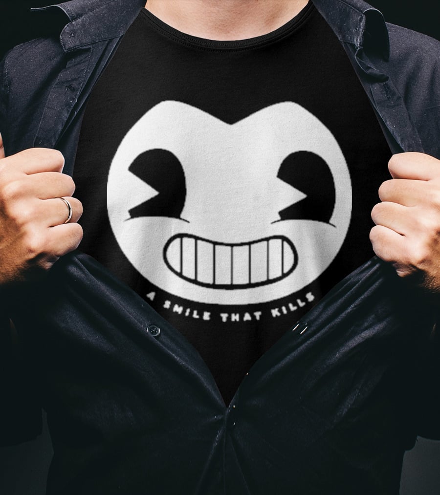 Bendy Head Smile A Smile That Kills Iconic Face T-Shirt