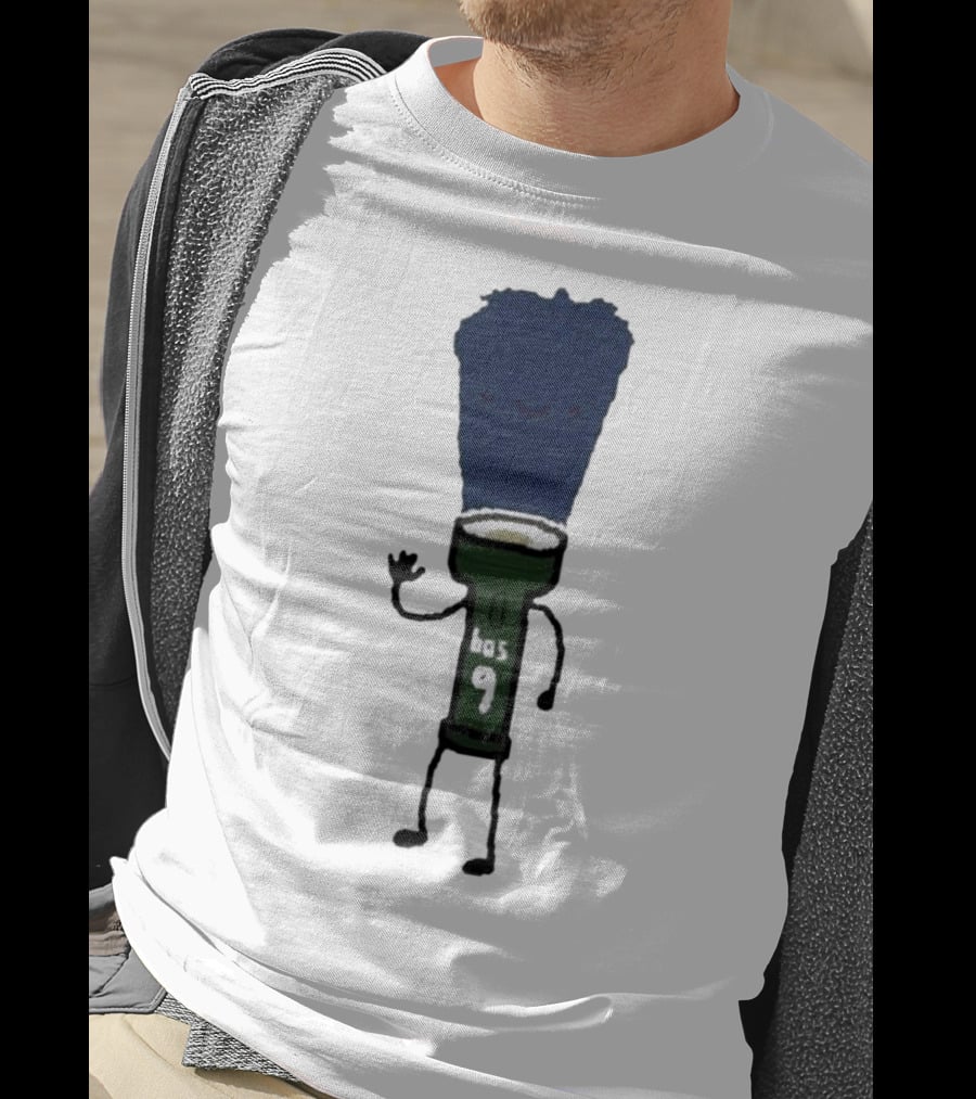 Derrick Light Boston 9 Flashlight Character T-Shirt