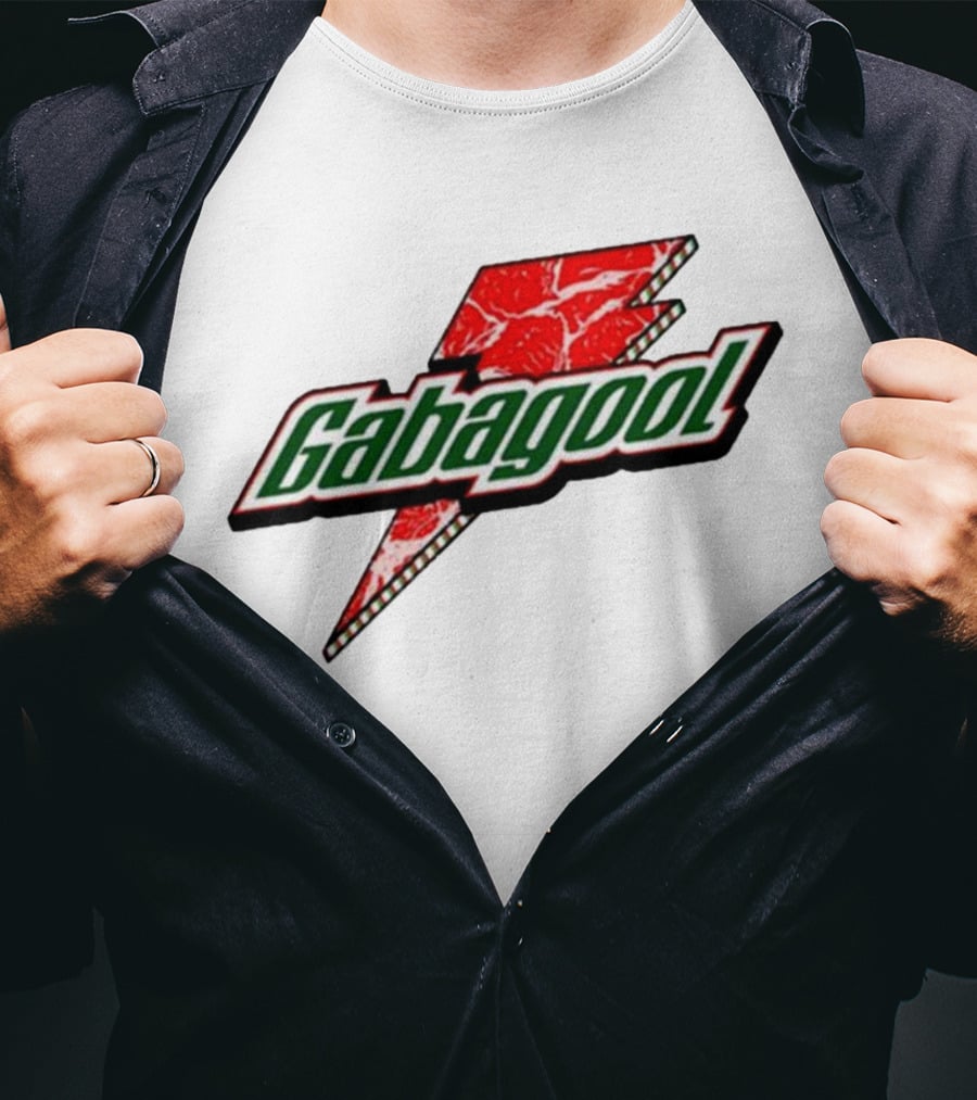 Kevin Finnerty Gabagool Heavyweight Lightning Bolt T-Shirt