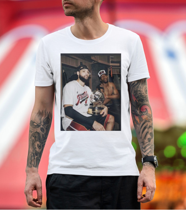 Premium T-Shirt: Sylvander Miami Heat Finals Champions Locker Room T-Shirt Sylvander Miami Heat Finals Champions Locker Room T-Shirt