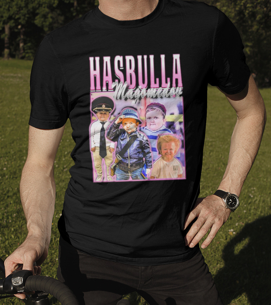 Hasbulla Magomedov Collage With Friday Beers T-Shirt