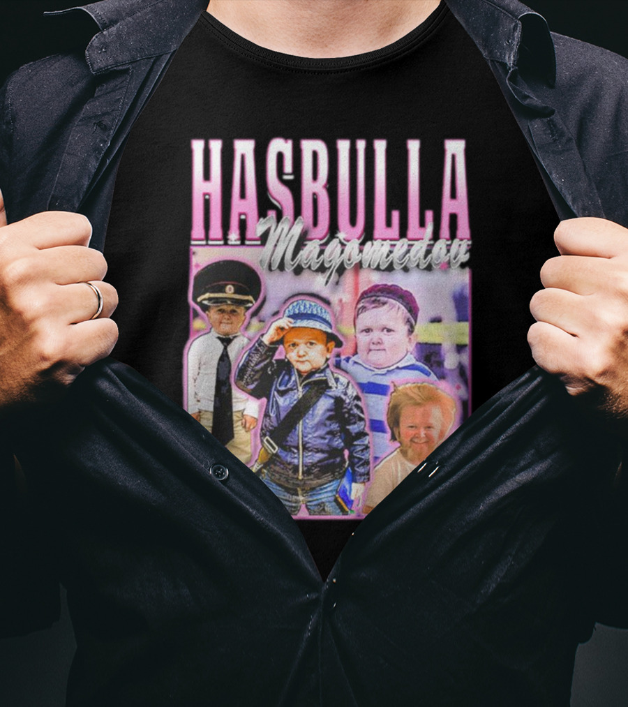 Hasbulla Magomedov Collage With Friday Beers T-Shirt