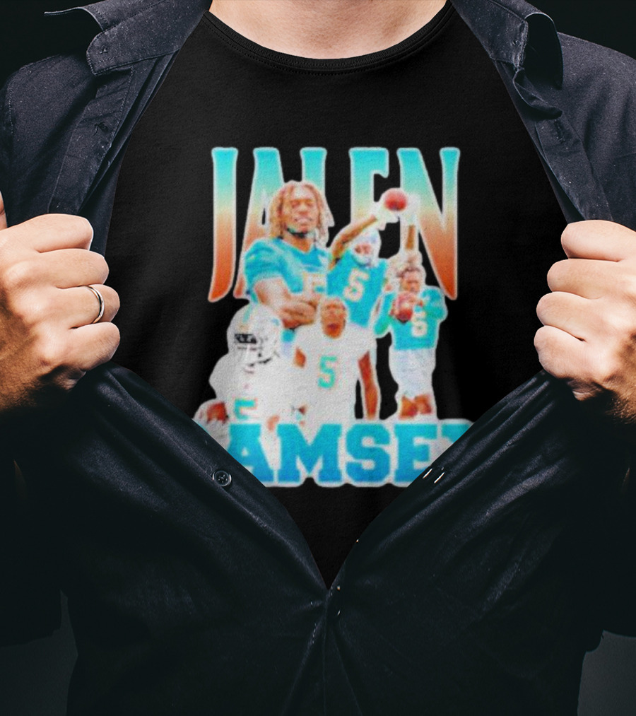 Jalen Ramsey Miami Dolphins Athlete Highlights T-Shirt