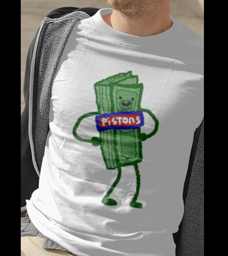 Monty Williams Pistons Money Mascot T-Shirt