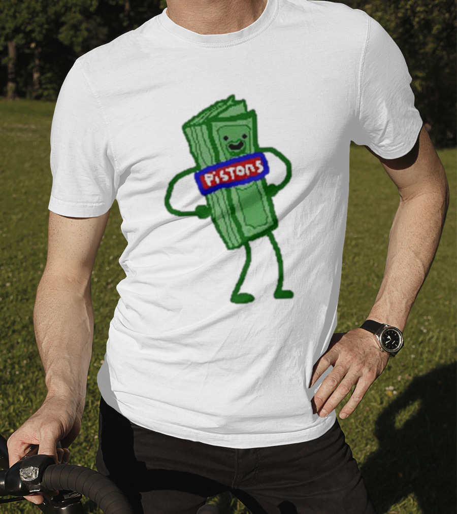 Monty Williams Pistons Money Mascot T-Shirt
