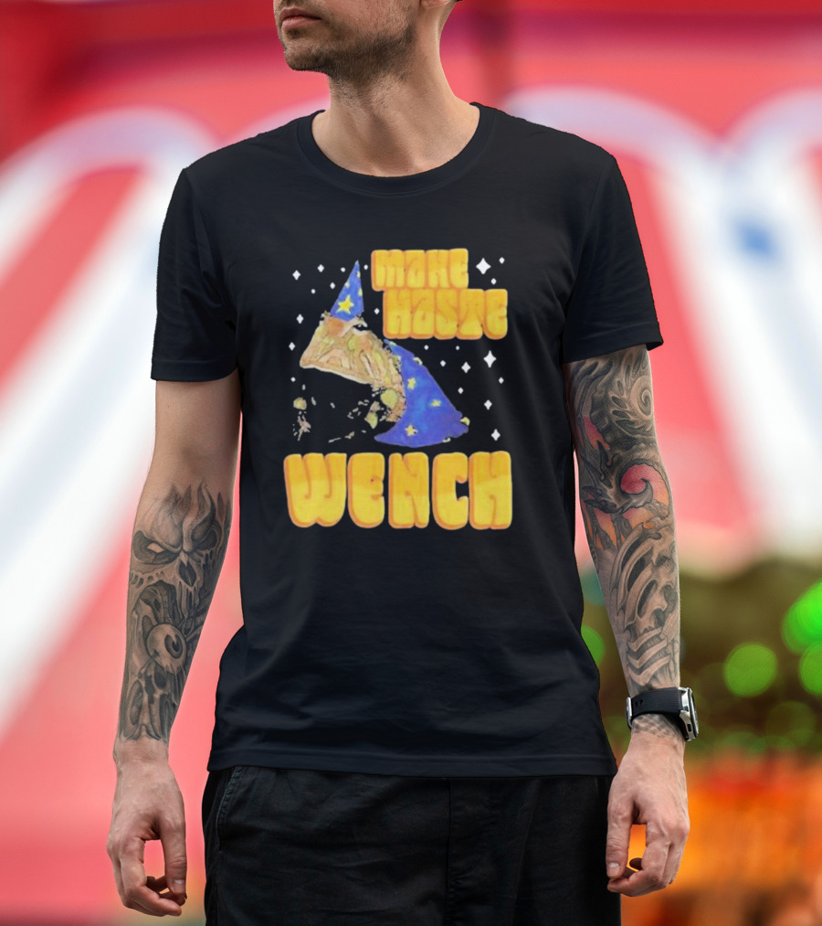 Make Haste Wench Wizard Frog Stars T-Shirt