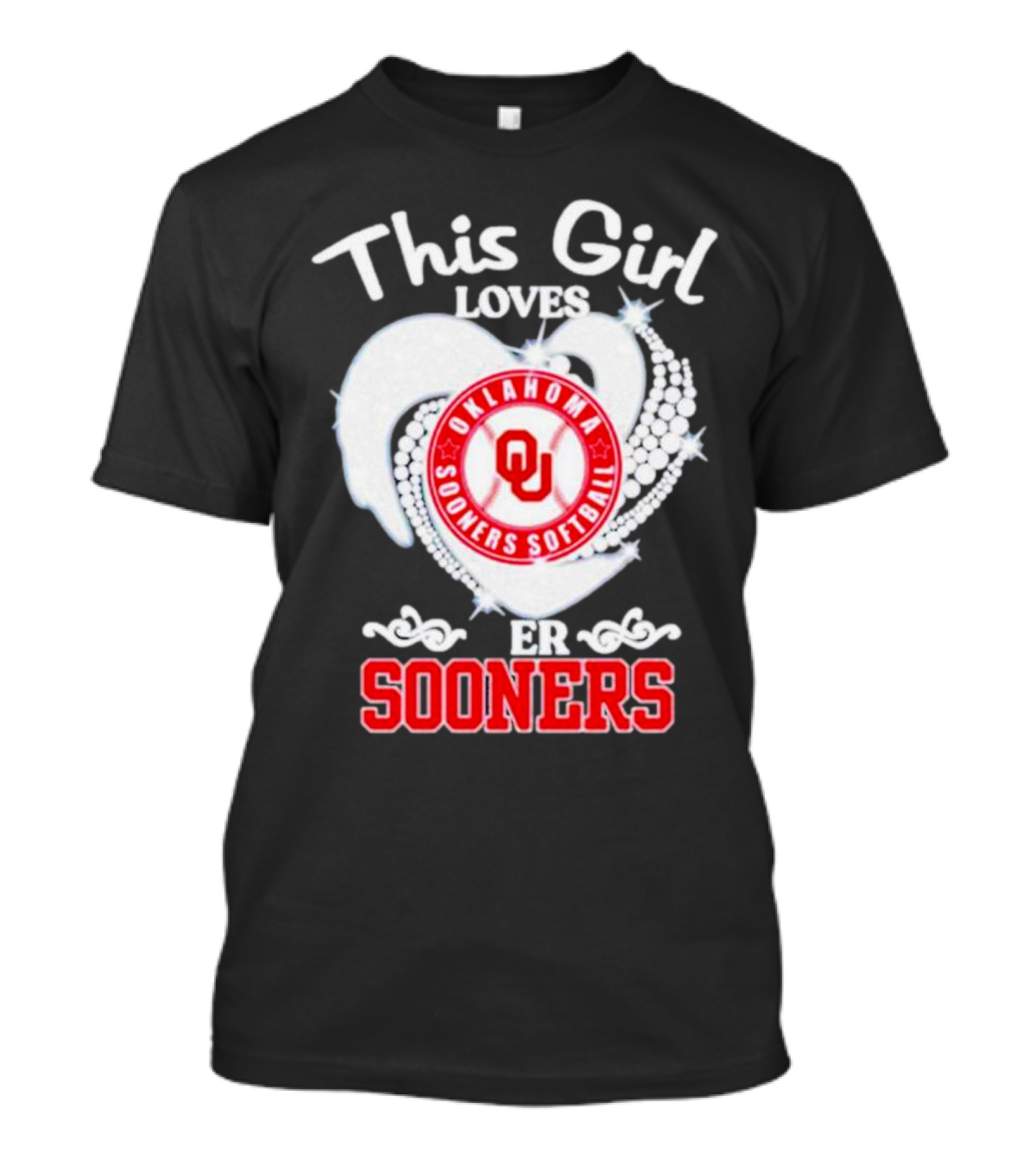 This Girl Loves Oklahoma Sooners Softball Her Sooners T-Shirt