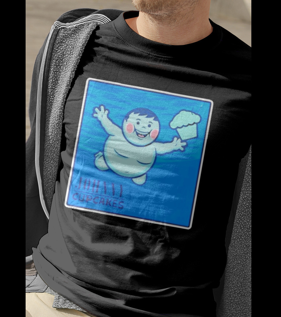 Johnny Cupcakes Swimming Boy With Cupcake T-Shirt