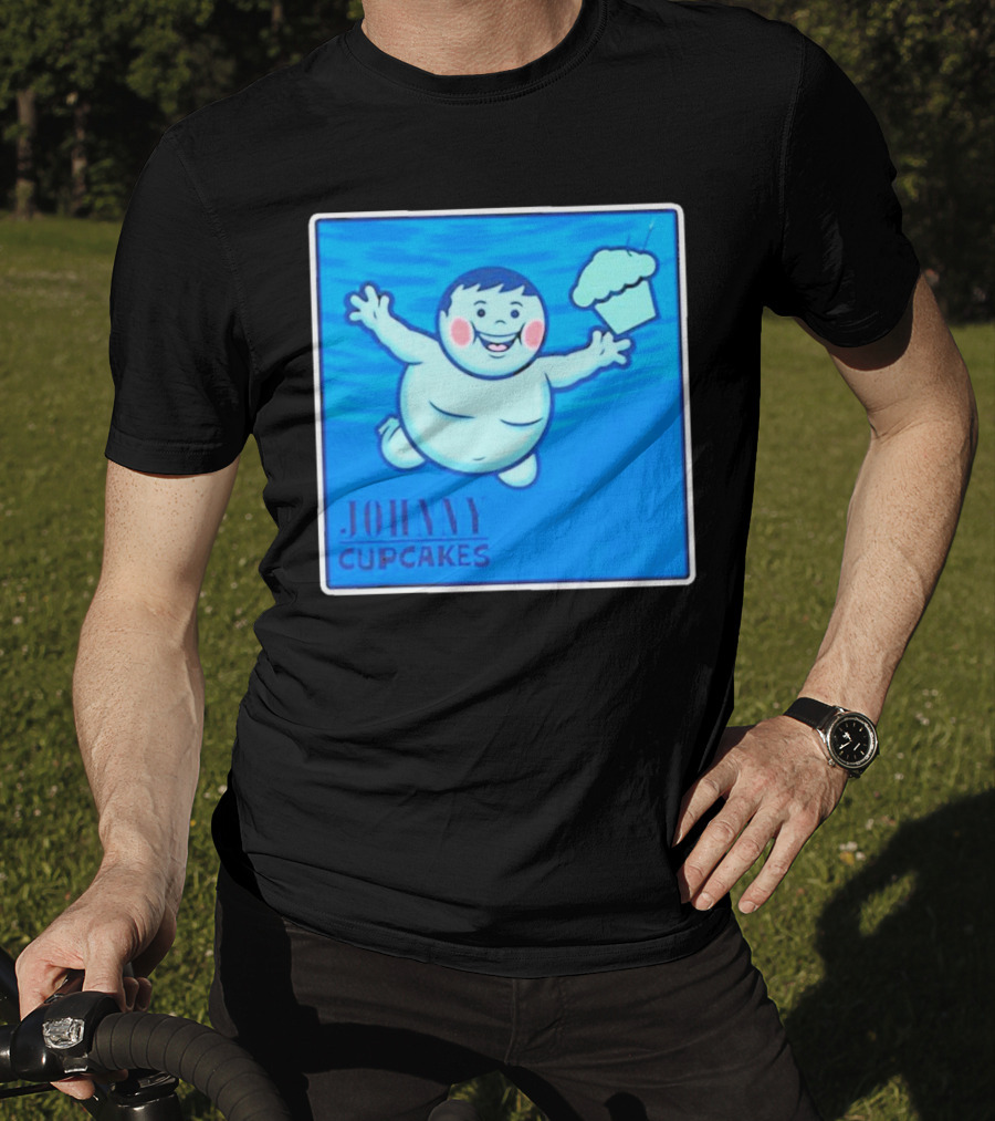 Johnny Cupcakes Swimming Boy With Cupcake T-Shirt