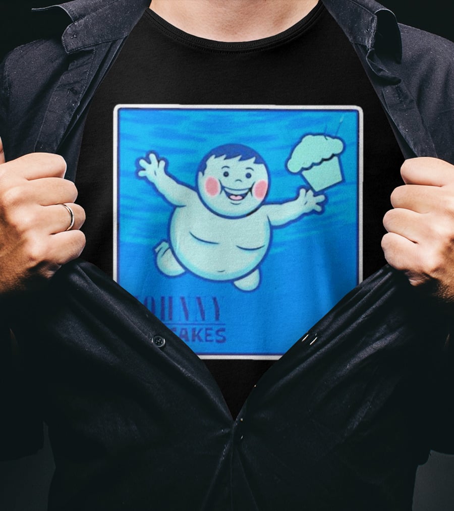Johnny Cupcakes Swimming Boy With Cupcake T-Shirt