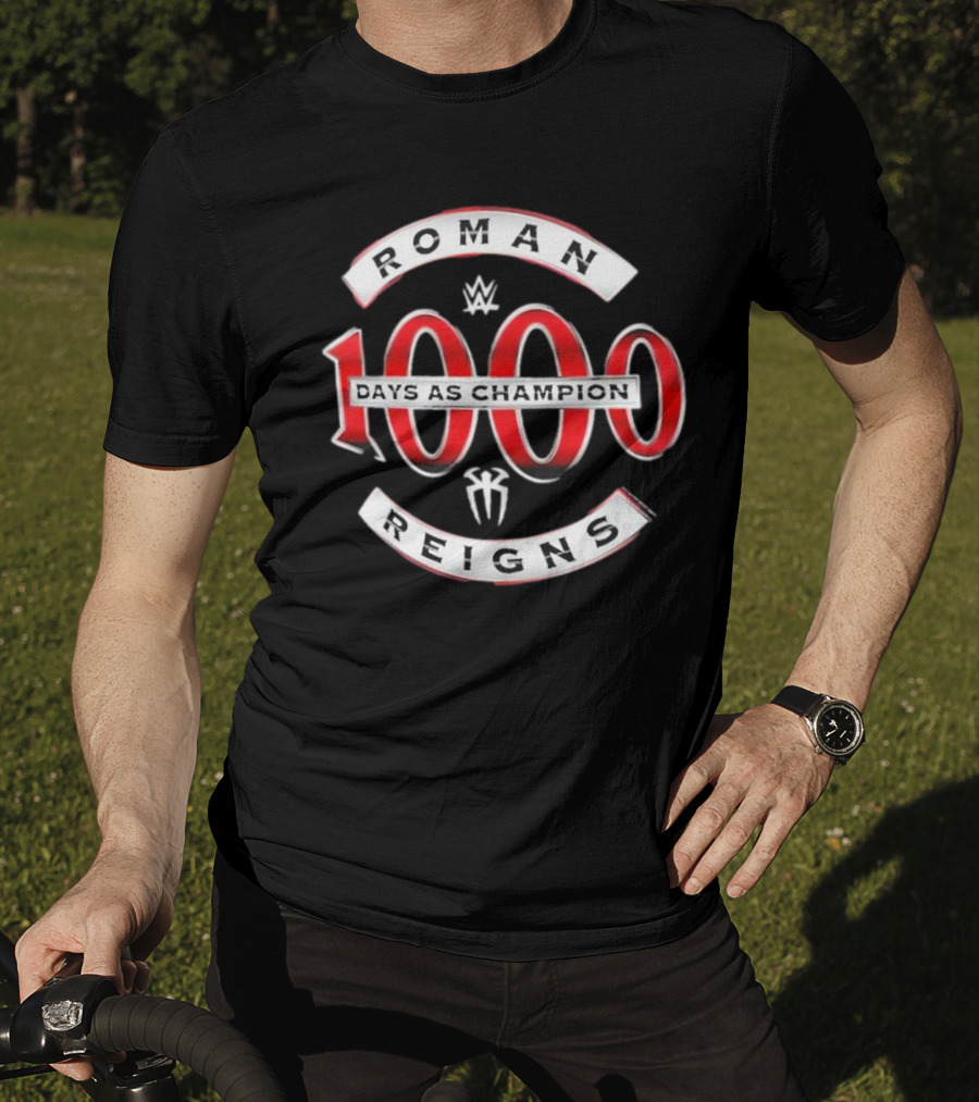 Roman Reigns 1000 Days As Champion WWE T-Shirt