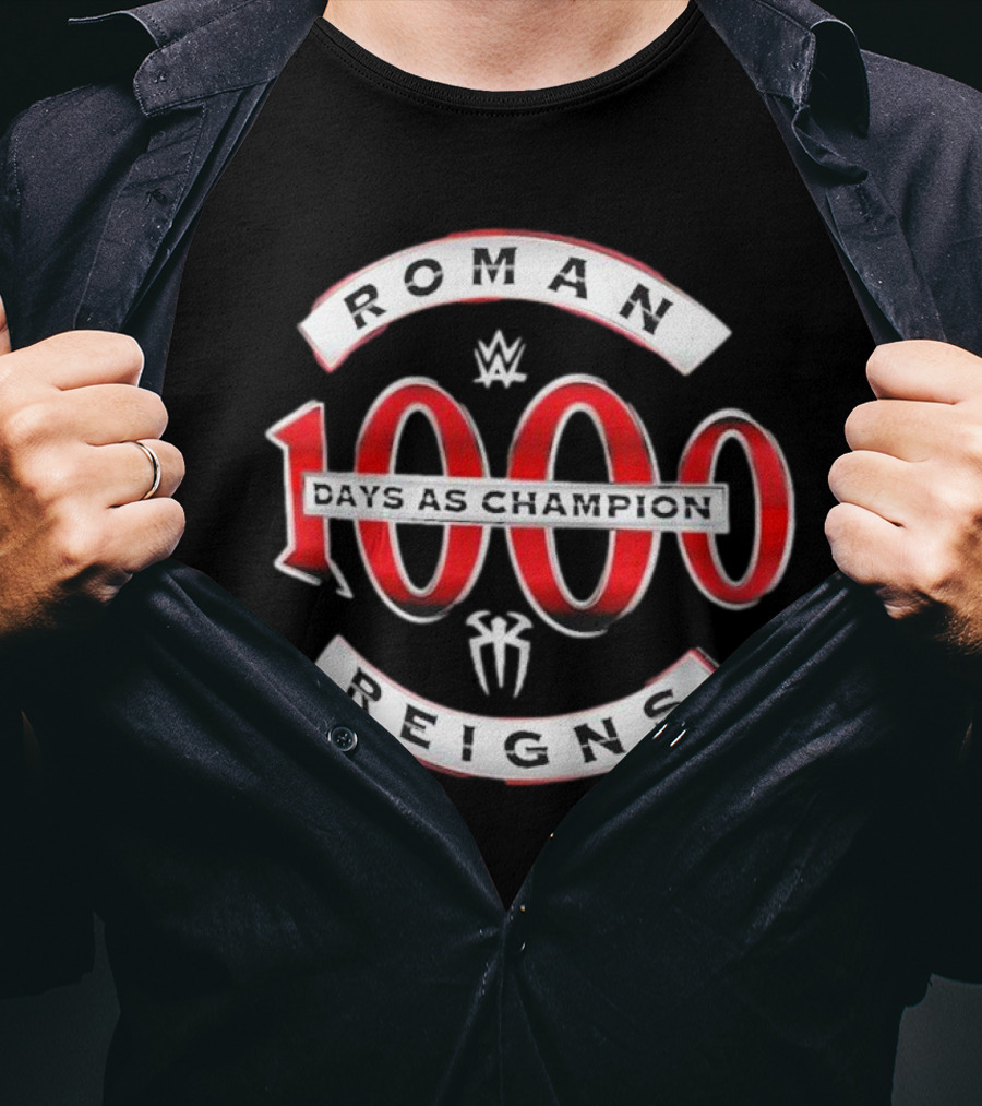 Roman Reigns 1000 Days As Champion WWE T-Shirt