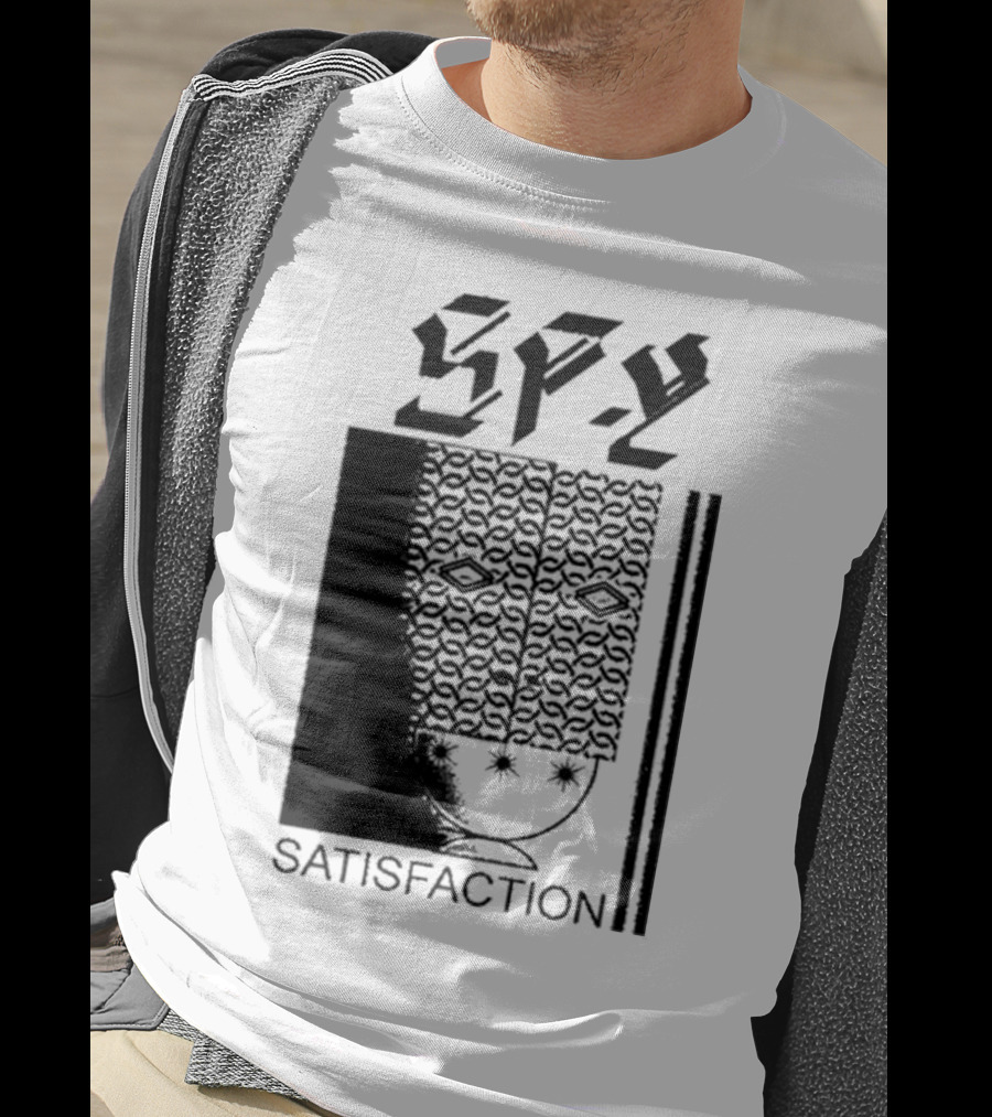 Spy Satisfaction Patterned Mask T-Shirt