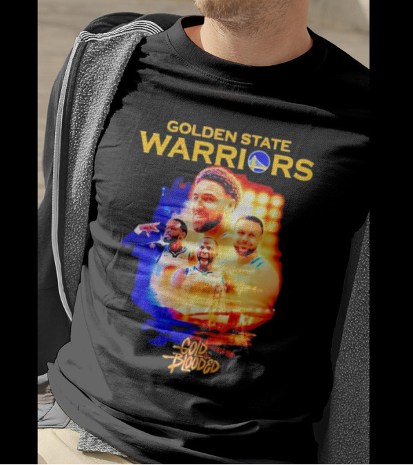 Golden State Warriors Gold Blooded Stephen Curry Klay Thompson Draymond Green T-Shirt