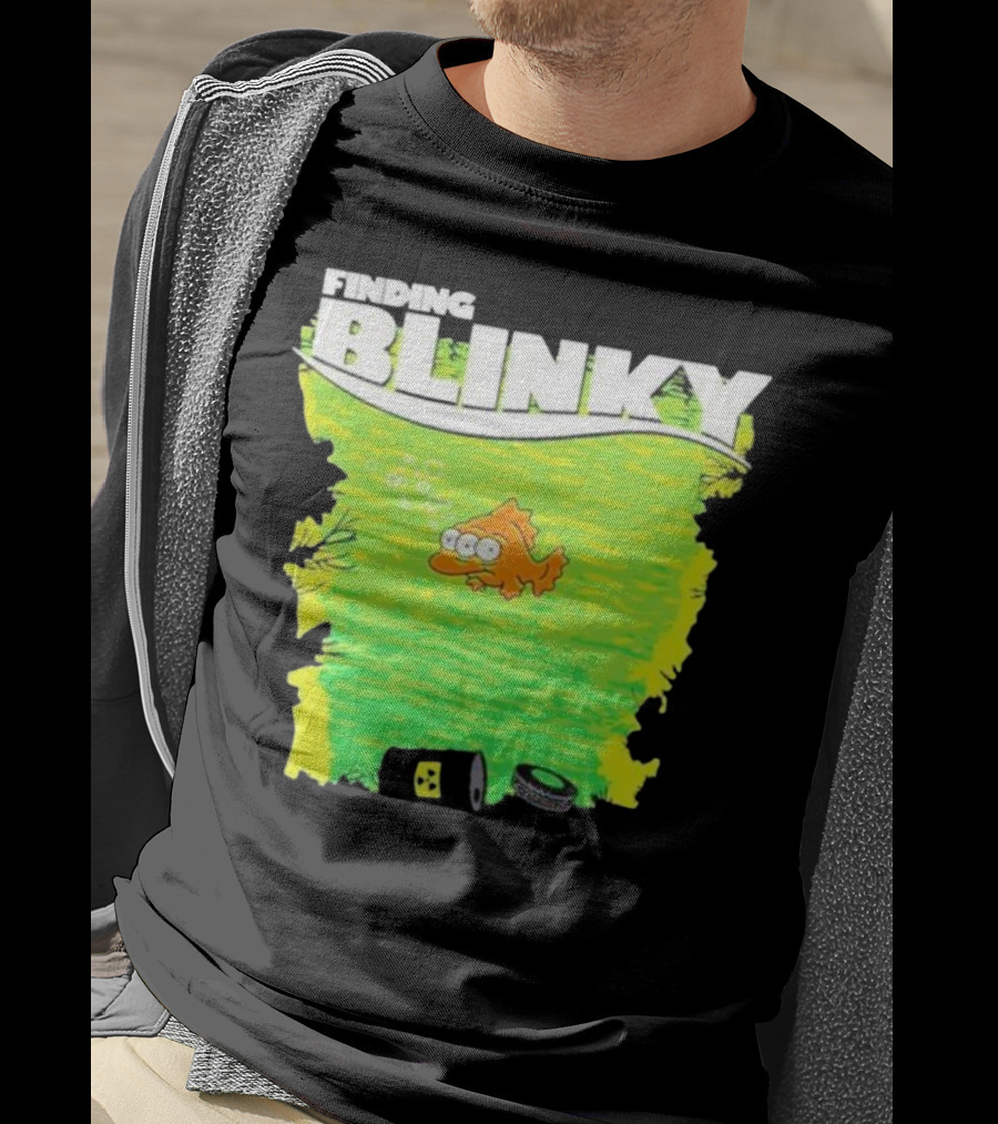 Finding Blinky Three-Eyed Fish Dump Reference T-Shirt