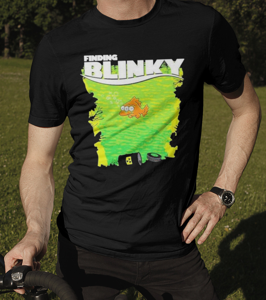 Finding Blinky Three-Eyed Fish Dump Reference T-Shirt