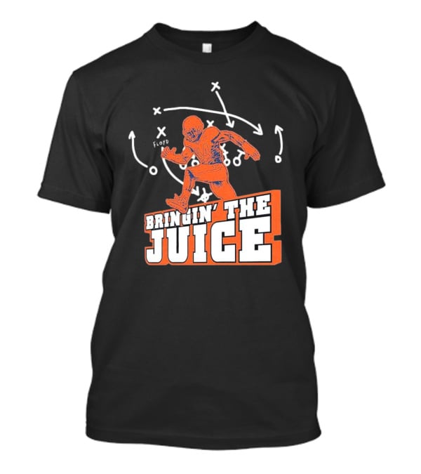 Bringin' The Juice Football Play Diagram T-Shirt