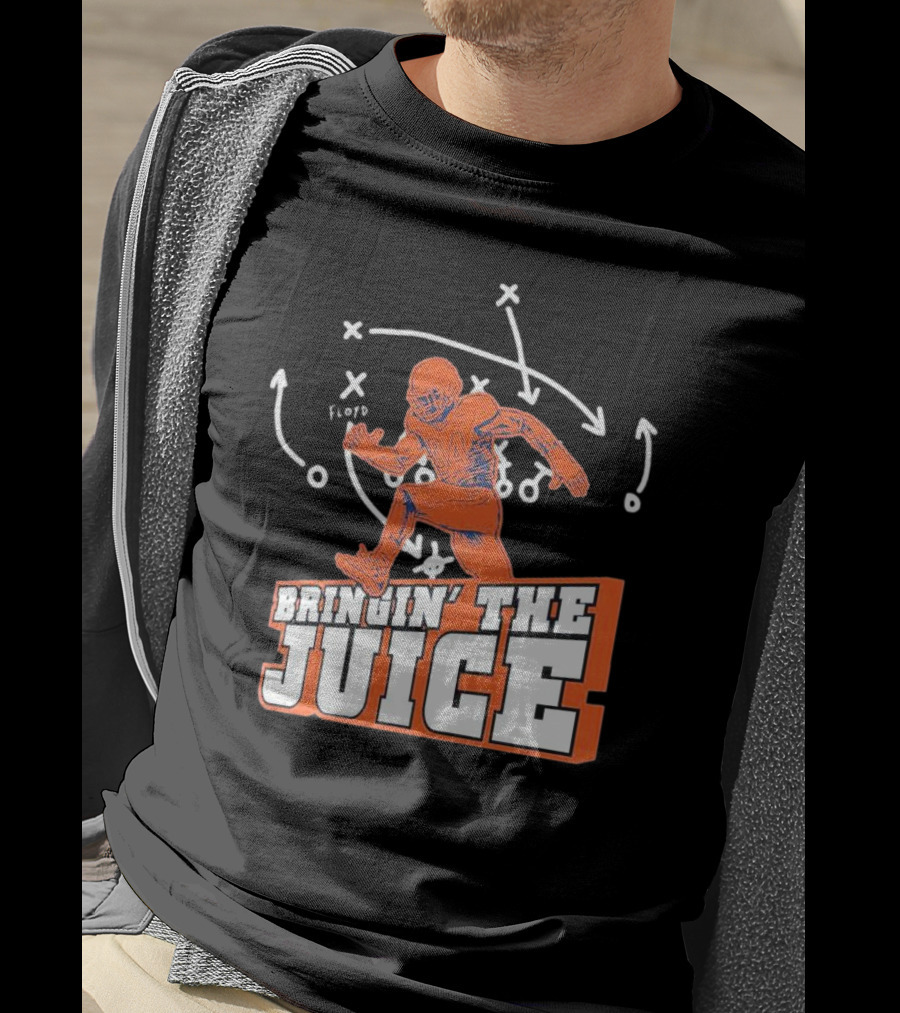 Bringin' The Juice Football Play Diagram T-Shirt
