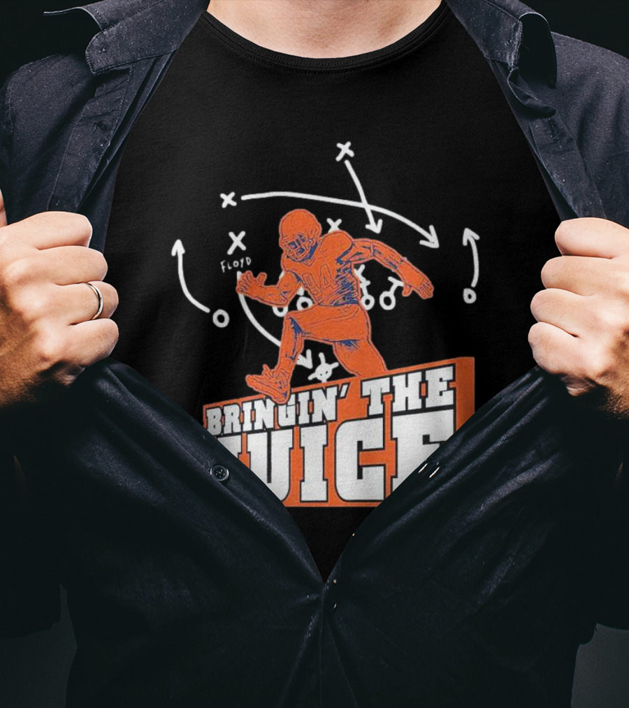 Bringin' The Juice Football Play Diagram T-Shirt