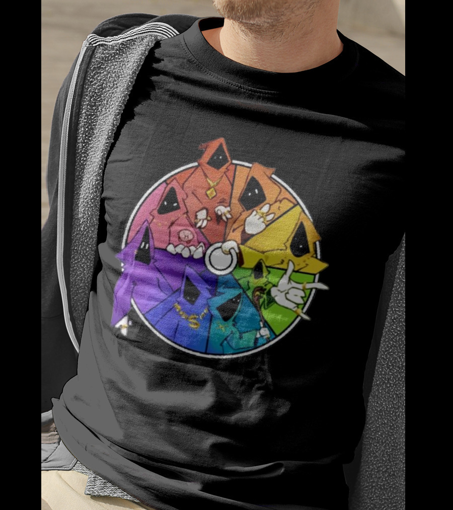 Shadow Wizard Money Gang Rainbow Circle T-Shirt