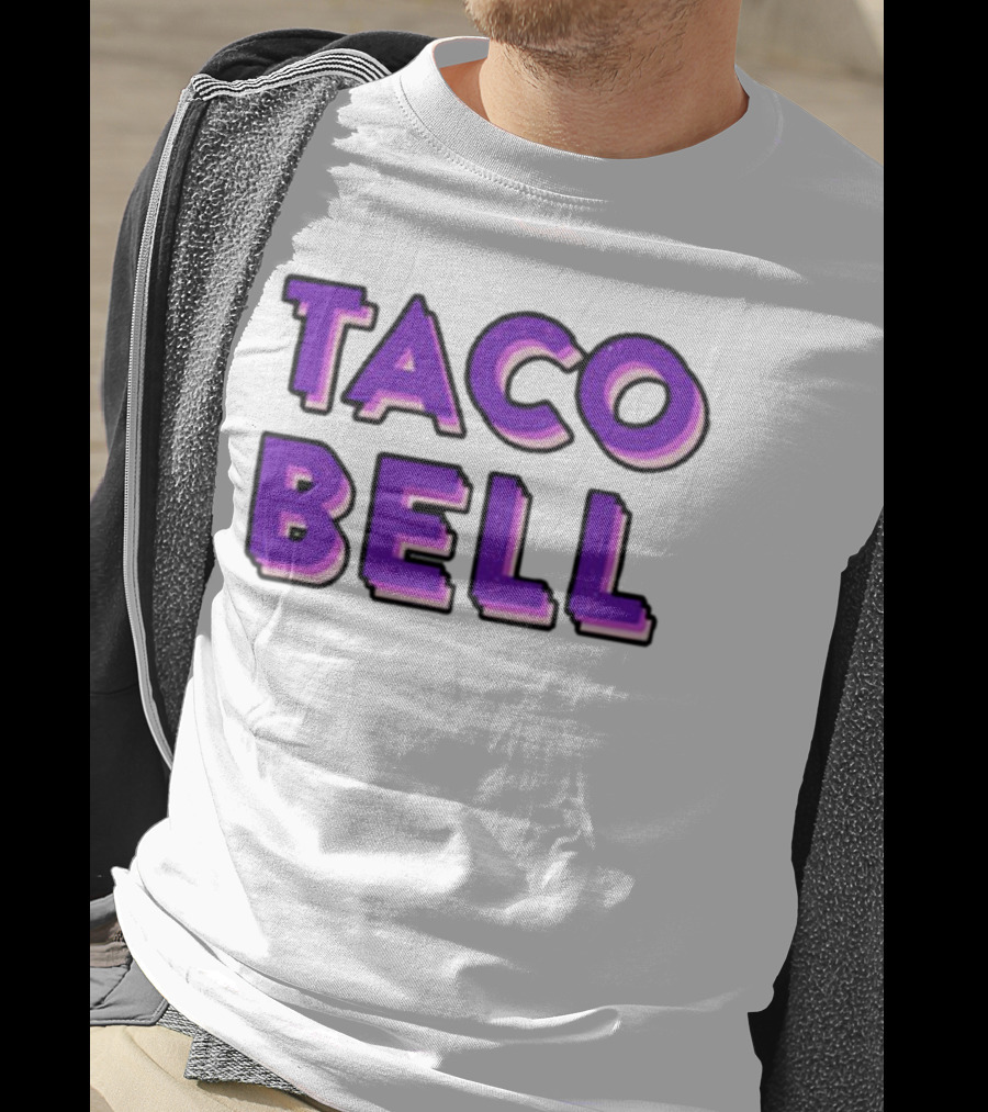 Taco Bell Distress Text T-Shirt